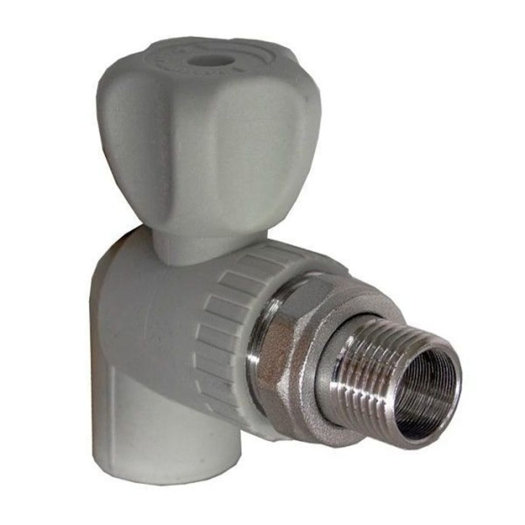 КРАН Д/РАДИАТОР УГЛОВ 20х1/2" BERKE СЕР