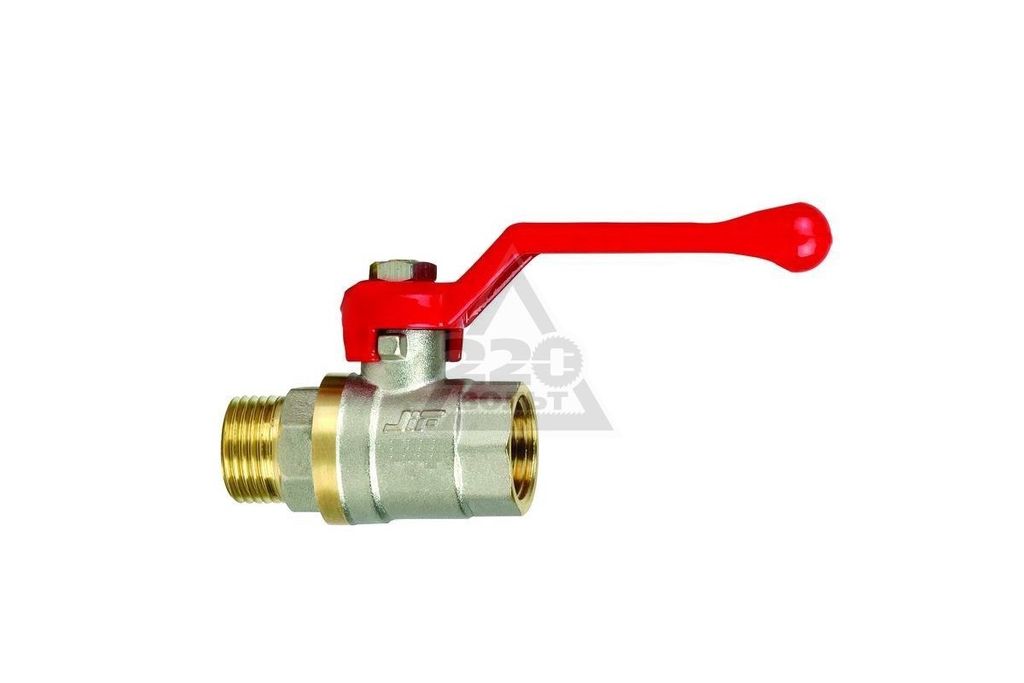 Кран шар. 1"1/2 В/Н рыч. (красный) JIF 352 NB (4/24)