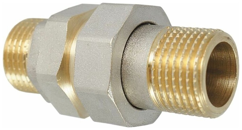 Американка прям. 1/2" Н/Н ник. JIF