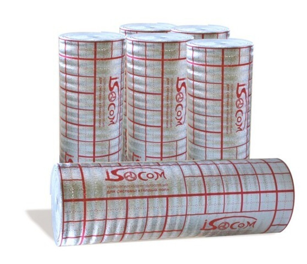 Рулон ИЗОКОМ ПЛР 5х120х25 (30кв.м. рулон)