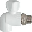 Вентиль радиатор углов 25х3/4" КОНТУР БЕЛ рис.1