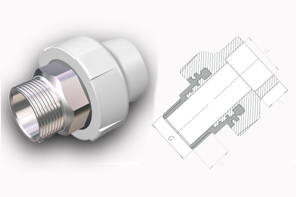 Муфта комб. п/ключ НР 63х2" FIRAT СЕР