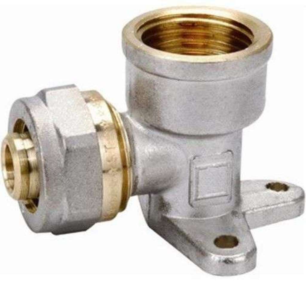 Угольник ВР 16х1/2" с креп. STC