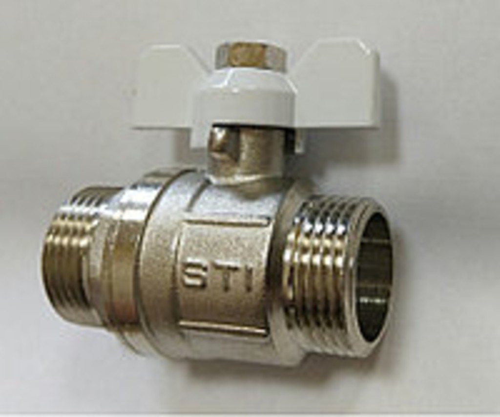 Кран шар. 1/2" Н/Н баб. STI